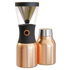 Asobu Coldbrew Portable Cold Brew Coffee Maker With A Vacuum Insulated 34Oz