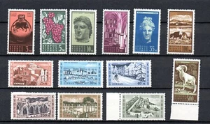 Chipre 1962 conjunto sellos definitivos (Michel 202/14) bonito MNH - Imagen 1 de 2