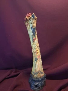 Carved Bovine Bone Chinese Scholar - 12.5" - Picture 1 of 14