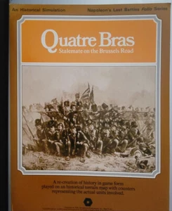 SPI Folio Juego de Guerra Quatre Bras Napolean's Last Battles Brussels Rd Sin Contador bA - Imagen 1 de 4