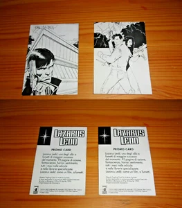 LAZARUS LEDD Fuoriserie coppia promo card serie limitata 1995 Discoverix - Foto 1 di 1