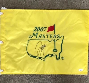 SERGIO GARCIA Signed 2007 Augusta Masters Flag JSA AH58387 - Picture 1 of 1