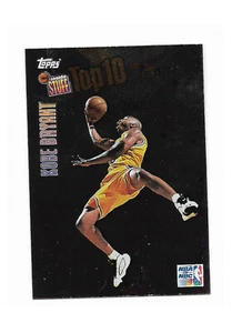 1997-98 TOPPS KOBE BRYANT ROOKIE RC INSIDE STUFF TOP 10 LAKERS #IS9 - Picture 1 of 2