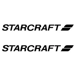 Set of 2 Starcraft Boat Hull Stickers, Vinyl Decals . Free Shipping - Picture 1 of 9