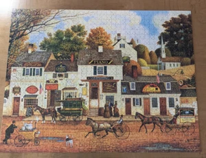 Rompecabezas Charles Wysocki Rompecabezas Antiguo Cape Cod 1000 piezas usado completo - Imagen 1 de 3