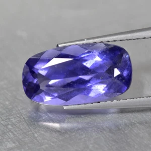 Piedra preciosa suelta genuina de 3,49 quilates maravillosa iolita azul púrpura 100 % natural - Imagen 1 de 1