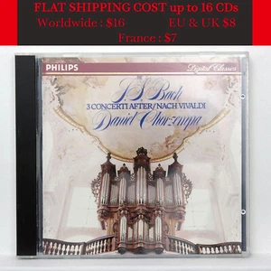 DANIEL CHORZEMPA ⸺ JS BACH 3 Concerti after Vivaldi ⸺ PHILIPS CD full silver NM - Picture 1 of 2