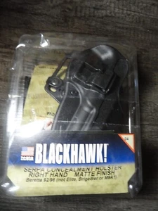BLACKHAWK SERPA CONCEALMENT HOLSTER BLACK MATTE FINISH BERETTA 92/96 SI 1330 - Picture 1 of 12