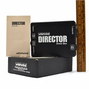 Briefly Used "WHIRLWIND DIRECTOR DIRECT BOX" in Original Box with INSTRUCTIONS - Picture 1 of 2