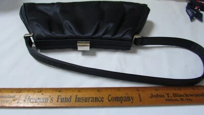 Talbots Bolso de Noche Negro Monedero Foto 1 de 4