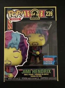 Funko Pop! Rocks: Authentic Hendrix - Jimi Hendrix (Blacklight) #239 otoño 2021 - Imagen 1 de 6