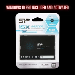 512GB SP A55 SSD With Windows 10 Pro Pre Installed and Activated - Picture 1 of 1