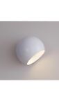 GoodHome Zosca Wall Lamp Matt White IP20 E27 10W Metal Wall F18017A-1W