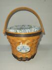 longaberger basket 1999 Daisy With Plastic Insert And Material Holder