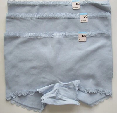 So Intimates Nylon Blend Boyshort  3 Pack Style 72-040 Size Large NWT Retail $30 - Image 1 of 4
