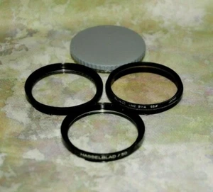 For :Hasselblad B50 Bay 50/3 filter Set DF2 Diffuser/ Softfocus 1/ Niko 81A UV - Picture 1 of 4