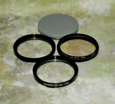 For :Hasselblad B50 Bay 50/3 filter Set DF2 Diffuser/ Softfocus 1/ Niko 81A UV - Image 1 of 4