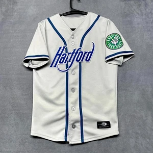 Vintage Hartford Yard Ziegen Trikot Jungen mittelgrau OT Sport Baseball Knopfleiste - Bild 1 von 9