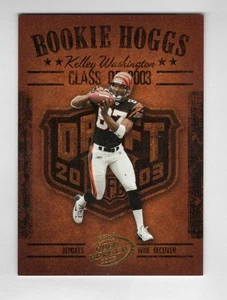 2003 Playoff Hogg Heaven Rookie Hoggs #RCH-14 Kelley Washington CIN Bengals - Picture 1 of 2