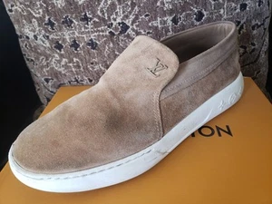 Louis Vuitton Halbschuh Wildleder beige bequem Herren 10 UK/11 US Ret $ 995 - Bild 1 von 22