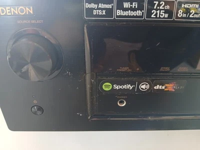 Denon AVR-X3200W 7.1 Channel 105 Watt Rcvr Powers On CLEAN No Remote - Image 1 of 4