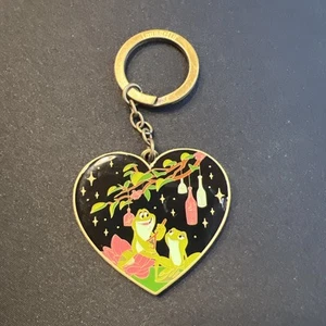 Disney Loungefly Princess & the Frog Tiana Keychain Heart NWT - Picture 1 of 5