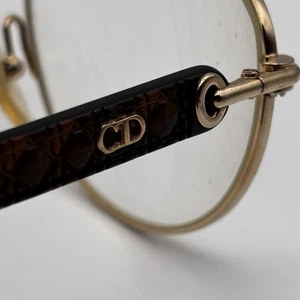 Christian Dior CD 3508 41Y Eyeglass Frames Gold Tortoise 135 Austria Vintage - Picture 1 of 9