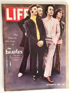 The Beatles LIFE MAGAZINE Sept 13, 1968"The Days in the Lives of the Beatles"VG+ - Imagen 1 de 5