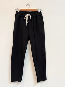 Designer Bassike Size 1 Small Black Tapered Women's Pants - Picture 1 of 3