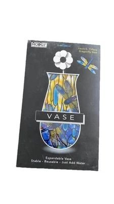Modgy Louis C Tiffany Dragonfly Collapsible Vase - Image 1 of 2