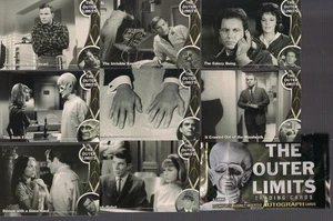 OUTER LIMITS PREMIERE RA 72 TRADING CARD BASE SET + WRAP ADAM WEST SHATNER NIMOY - Bild 1 von 1