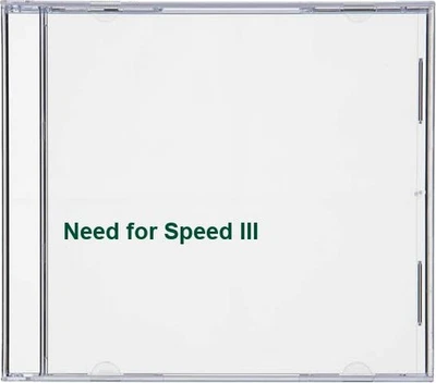 Need for Speed III - Game  0SVG The Cheap Fast Free Post - Image 1 of 2
