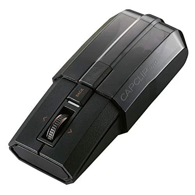 ELECOM Mouse Bluetooth Rechargeable Quiet Tilt Wheel CapClip Pro Black M-CCP1BBB - Image 1 of 4