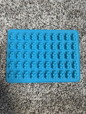 Silicone 50 Teddy Gummy Bear Ice Cube Tray Or Chocolate Silicone Mold - Image 1 of 4