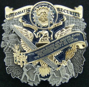 Diplomatic Security State Department Naval Support Unit Seabees Challenge Coin - Picture 1 of 2