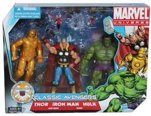 CLASSIC AVENGERS MARVEL UNIVERSE ACTION FIGURES ANT-MAN WASP HULK THOR IRON MAN - Picture 1 of 1