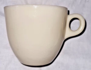 Tazza da caffè grande vintage anni 50 ancoraggio vetro Fire King avorio - Foto 1 di 3