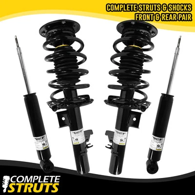 2007-2016 Volvo S80 Front Quick Complete Struts & Rear Shock Absorber Bundle Foto 1 de 4