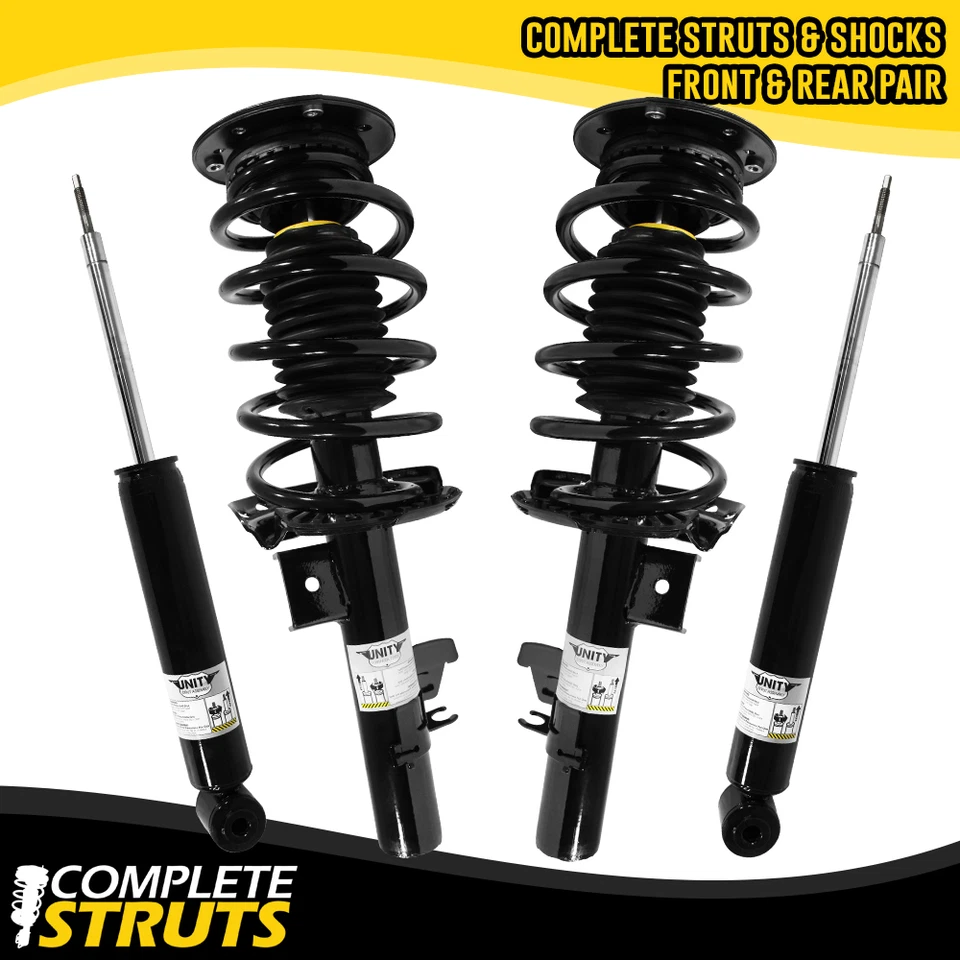 2007-2016 Volvo S80 Front Quick Complete Struts & Rear Shock Absorber Bundle Foto 1 de 4