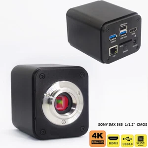 4K 75/60FPS IMX585/ IMX678 HDMI USB LAN Network Video Industry Microscope Camera - Picture 1 of 9