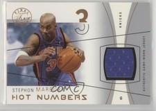 2003 Flair Final Edition Hot Numbers Jerseys Copper /75 Stephon Marbury #HN-STM