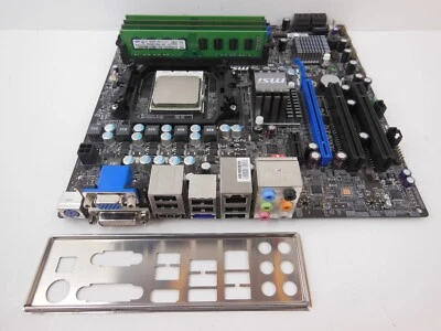 MSI 785GM-E51 Socket AM3 Mobo + CPU AMD Athlon II X4 645 + 16 GB DDR3 RAM Combo Foto 1 de 4