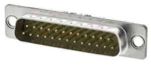 1 x Harting D-Sub Standard Series, 25 Way Through Hole PCB D-sub Connector Plug, - Picture 1 of 2