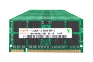 Hynix 10x4GB 2Rx8 PC2-6400S Low Density SODIMM Laptop Memory 1.8V DDR2 800MhzRAM - Picture 1 of 12