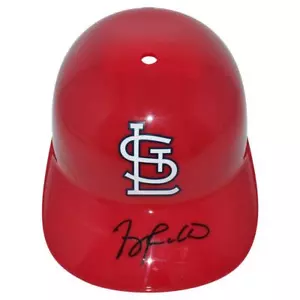 Terry Pendleton Signed St Louis Cardinals Souvenir MLB Baseball Batting Helmet ( - Picture 1 of 2