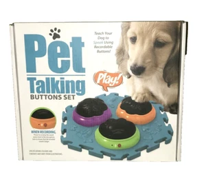 Pet Talking Set Recordable Buttons Training Communicate With Your Dog - Picture 1 of 5