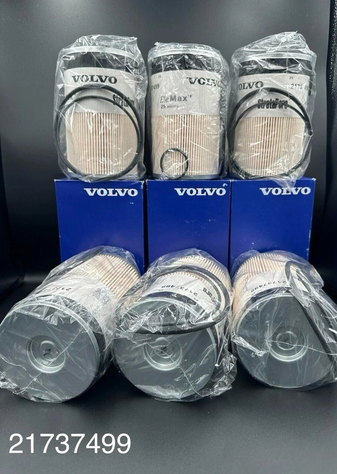 21737499 Filtro de combustible Volvo OEM 25 micras reemplaza 85105380, 85105556 6 piezas Foto 1 de 4