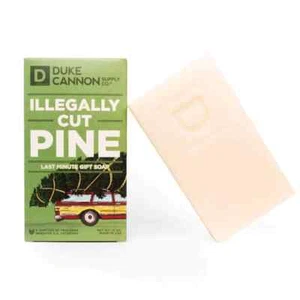 Duke Cannon Illegally Cut Pine Soap Last Minute Gift Large Soap Size 10 oz.