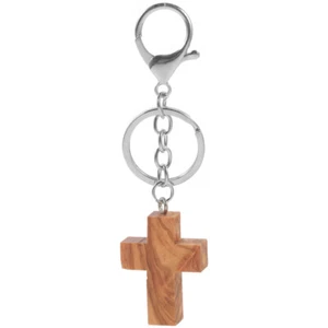 Llavero Cruz Madera Cruz Colgante Adorno Llavero Colgante Bolso Colgante - Imagen 1 de 12