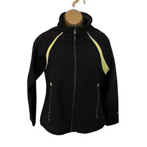 Free Country Women’s Softshell Jacket Black Combo Small - Picture 1 of 4